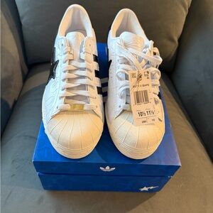 Adidas Superstar BAPE White Black Casual Sneakers
